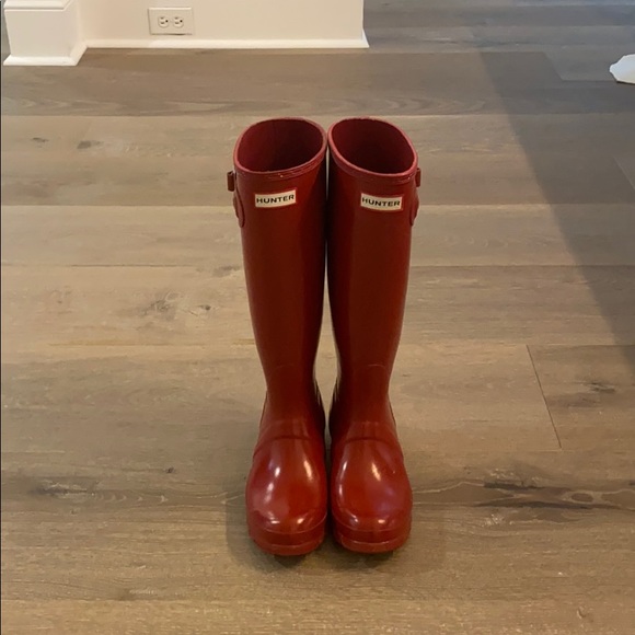 Hunter Boots Tall Red - Picture 3 of 5